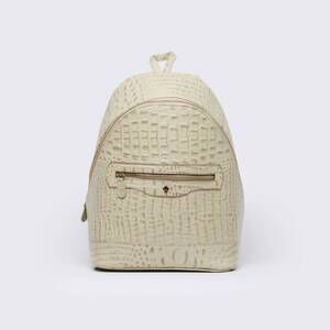 NEW FLOREZ emma cow leather backpack in ivory